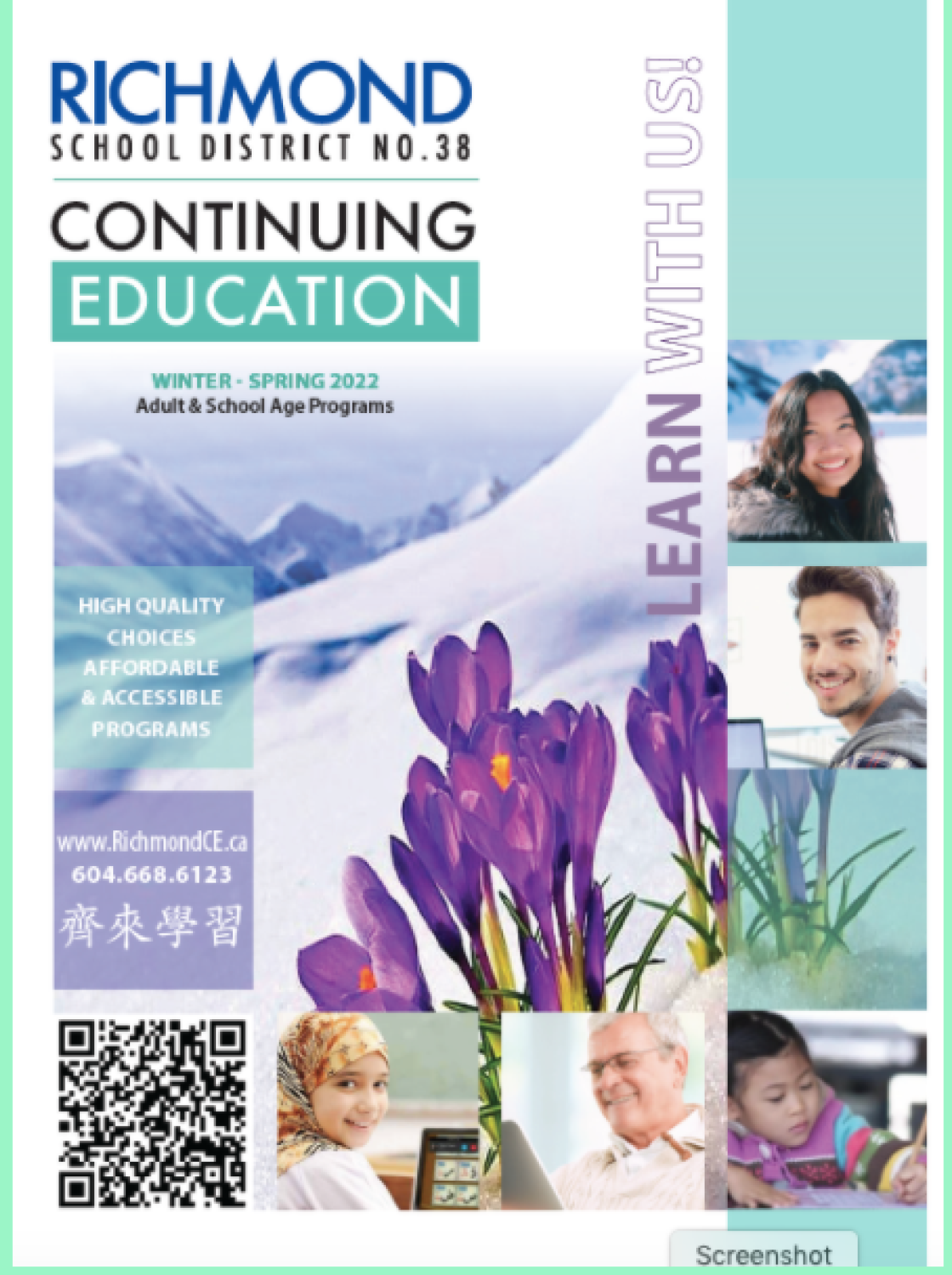 WinterSpring 2022 Course Catalogue Continuing Education Garden City